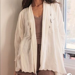 Free People Cool Nights Crochet Cardigan